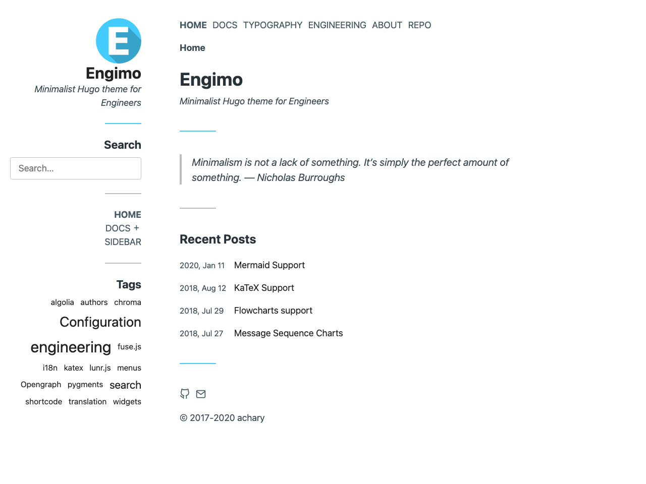 Engimo screenshot