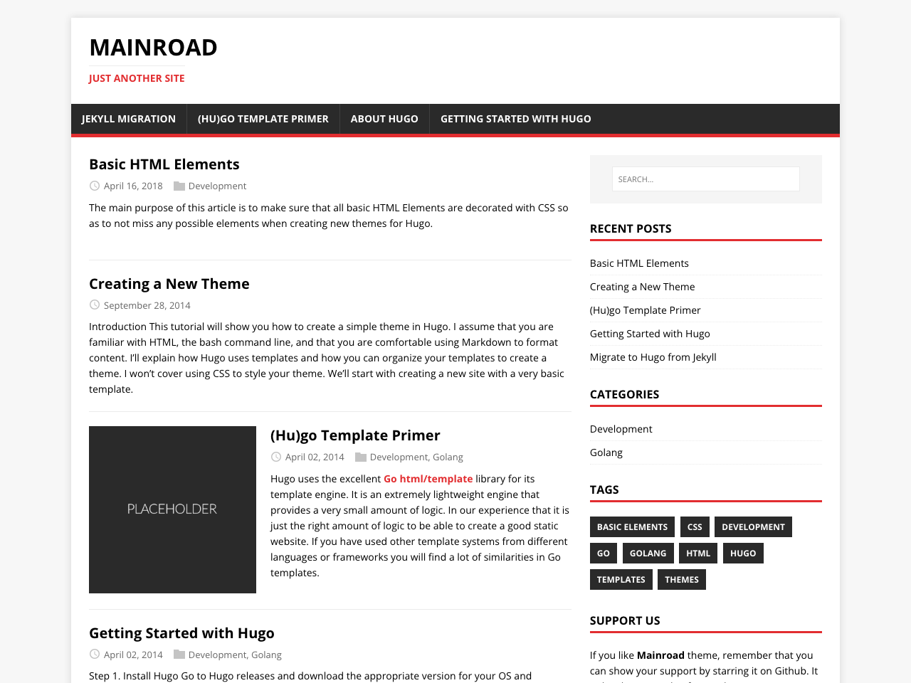 Mainroad screenshot